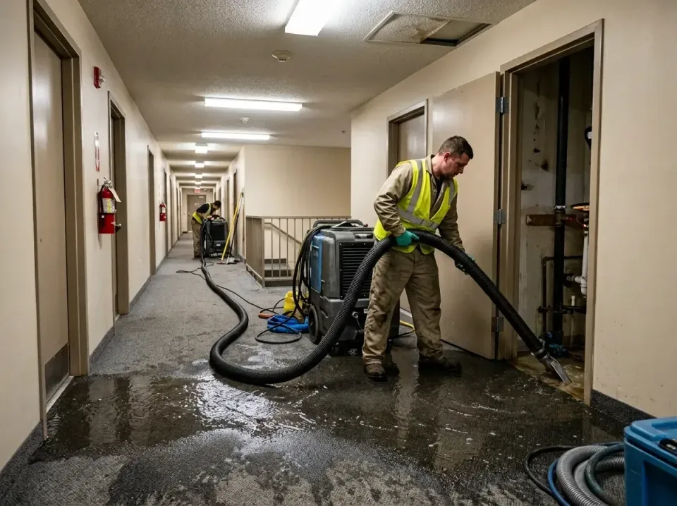 multi-unit-apartment-hallway-f-005 — frequently asked questions, Emergency Burst Pipe Water Extraction & Removal in Incline…